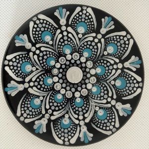 Set of 6 hand- painted coasters.